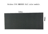 Tamanho impermeável 320*160mm do módulo da exposição de diodo emissor de luz de P10 SMD 1R1G1B 1/4 que fazem a varredura
