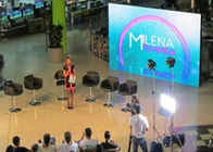 a parede video do pixel interno da tela conduzida P3.91 p4.81 500*500mm conduziu o programa televisivo alugado do evento da exposição