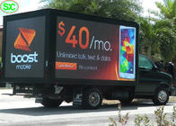 Exposição de diodo emissor de luz móvel video do caminhão de P5 RGB, caminhão que anuncia a tela 3G WIFI do diodo emissor de luz
