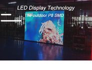 Varredura exterior de alta resolução da cor completa SMD3535 IP65 1/4 das telas da propaganda do diodo emissor de luz P8