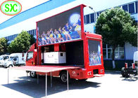 exposição conduzida do smd 3535 móveis do caminhão p8, conduzida anunciando telas, uso flexível