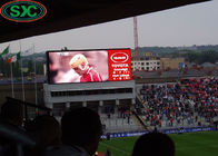 O futebol ostenta a cor completa conduziu a tela conduzida da placa de exposição da propaganda exterior dos sinais