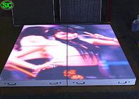 Exposição alugado do salão de baile video interativo portátil do diodo emissor de luz 3D para o banquete de casamento