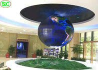 esfera flexível de 360 graus que anuncia a bola conduzida digital das telas de exposição