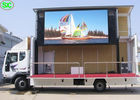Exposição de diodo emissor de luz de alta resolução do caminhão da cor completa, apoio móvel WiFi 3G da tela do diodo emissor de luz do caminhão
