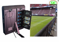 O estádio de futebol conduziu o controle das placas de propaganda P10 do perímetro 8000cd/㎡ WIFI
