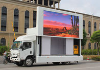 P6 Van Outdoor Mobile Truck Advertising conduziu o painel video conduzido exposição do reboque