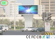 O triângulo direito exterior impermeável exterior de cor completa P10 RGB de brilho alto conduziu a parede video do armário de exposição com CB do CE