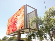 Painéis de exposição grandes de construção do diodo emissor de luz da rua P8 P10 do quadro de avisos do diodo emissor de luz da propaganda exterior com coluna