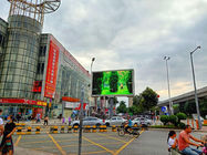 Tela de exposição conduzida da cor completa da parede do estádio de futebol P6 SMD HD das placas de propaganda gigante impermeável fixo exterior video