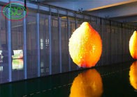 Montagem transparente interna da tela do diodo emissor de luz P3.91-7.82 da claridade alta no vidro