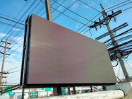 Tela conduzida exterior video conduzida exterior conduzida de brilho alto de quadro de avisos de propaganda da parede P8 da exposição P8