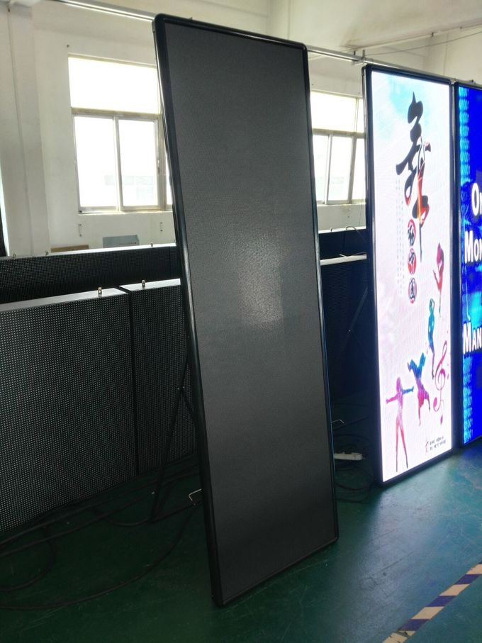 P3 máquina de anúncio interna da exposição de diodo emissor de luz da tela ereta do cartaz HD