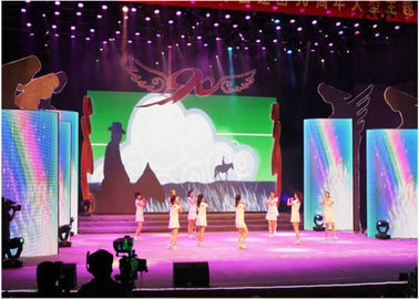 HD Full Color P4 Curved Large Led Video Wall Indoor Led Display Locação de telas