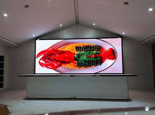 Bom preço o painel alugado 3840Hz de 640x640mm refresca altamente a tela de exposição conduzida fina super p2.5 da cor completa de Kinglight SMD interna on-line