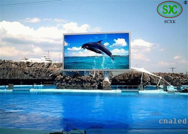 Exibição LED à cor inteira P10 1R1G1B com longa distância de visualização