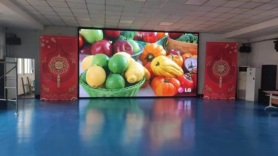 tela de exposição impermeável exterior interna video do diodo emissor de luz do painel de parede do diodo emissor de luz de Pantalla da cor completa de 500X500mm P4.81 SMD