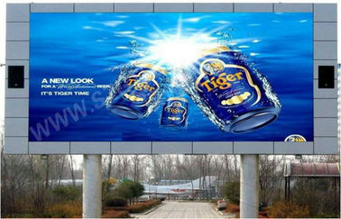 Top P31.25 DIP Outdoor Full Color LED Advertising Display Screen 1R1G1B Alto brilho