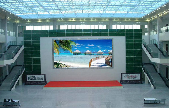 Bom preço PIGARREAR a alta resolução conduzida interna 320mm x 160mm da exposição da cor completa de placa de exposição do diodo emissor de luz P10 on-line