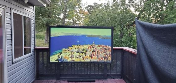 Bom preço Quadro de avisos video da exposição de diodo emissor de luz da tela SMD da propaganda fixa impermeável exterior de P8 960x960mm fora da propaganda da casa on-line