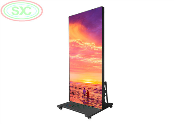 Painel de exibição de cartazes de varejo LED em pé em cores completas