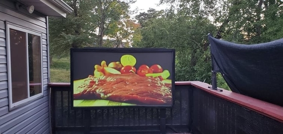 90 do refreshrate fixo exterior da instalação 3840 do grau o quadro de avisos impermeável IP65 que anuncia P10 conduziu o vídeo da visualização ótica