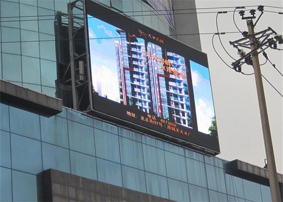 P6 Exterior Full Color LED Display Screen Economia de energia Publicidade Billboard