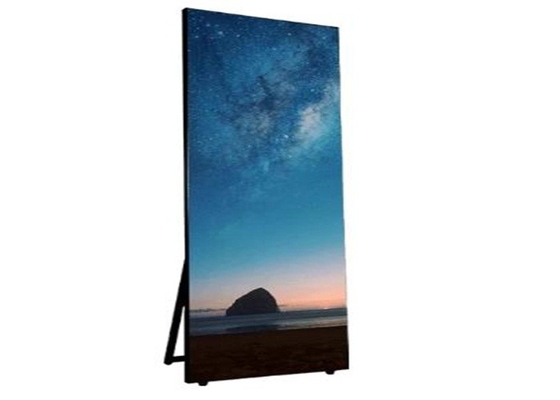 Painel de exibição de cartazes de varejo LED em pé em cores completas
