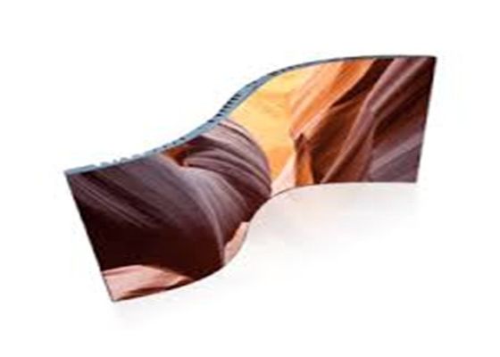 P3.91 esperto curvou os módulos macios video das exposições de parede para dentro