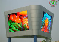 Exposição de diodo emissor de luz exterior 160 x 160 da cor P16 completa para empresas de propaganda, tela da propaganda