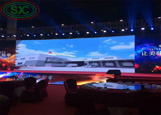 Imensa tela de LED de alumínio de fundição a óleo 500 * 1000 cm de tela LED de LED interior