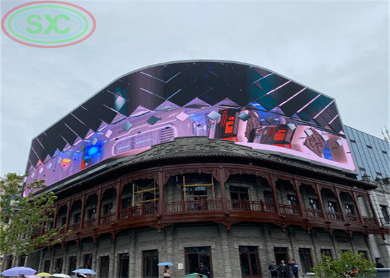 P2.5 P2.6 P3.91 Grupo de filmes flexíveis 3D Publicidade de tela LED Display Board Gabinete de ferro/Gabinete de aço