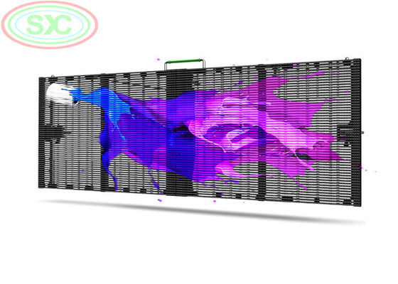 Bom preço Experimente o futuro da tecnologia de exibição com o SMD2121 Transparent LED Display G3.91-7.82 on-line