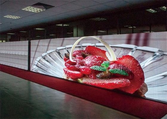 Display LED digital interno 3 em 1 SMD P1.56 RGB colorido em alumínio fundido leve