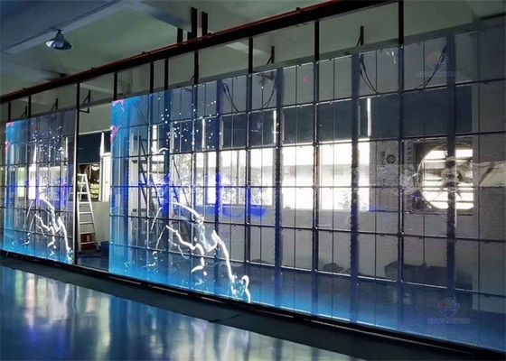 Bom preço Wafer Chip Transparente LED Screen, Indoor Transparente LED display on-line