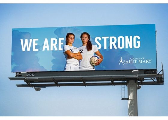 Propaganda de tela dobro do diodo emissor de luz do lado de HD 6mm/brilho alto IP65 sinal video aberto do diodo emissor de luz