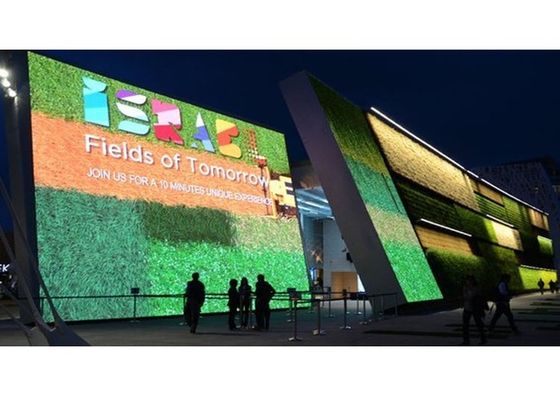 Bom preço Painel de LED externo P10 Full Color 5000cd/M2 Brilho 10mm Pitch de pixels on-line