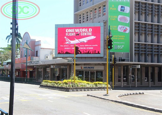 Exibição LED 3D de alta luminosidade de publicidade exterior P5 P6 P8 P10mm