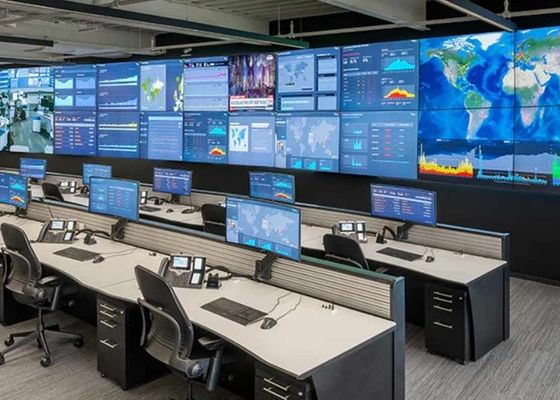 Painel LED Portátil Interno Colorido P3.91 Gabinete Com Fonte de Alimentação Meanwell display de painel led