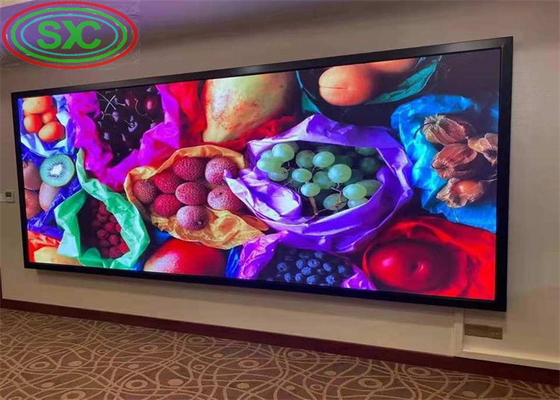 Baixo consumo de LEDs para parede interna P3, P3.91, P4.81 Ecrã LED para reuniões académicas