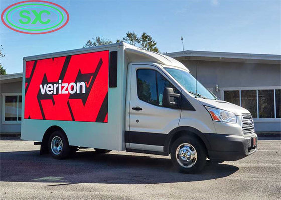 P6 Full Color Van Outdoor Mobile Truck Publicidade LED Display LED Trailer Painel de vídeo