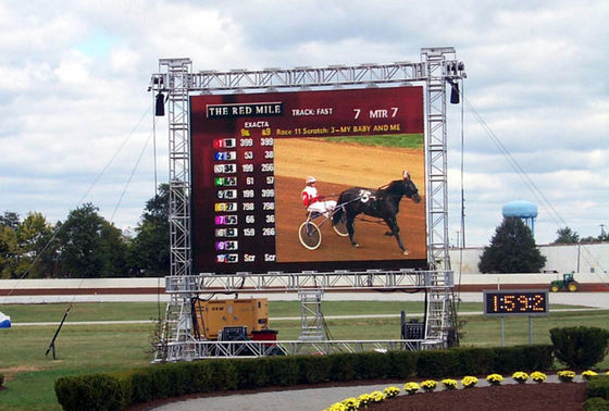 Display LED de aluguer ao ar livre tela LED grande IP65 tamanho do gabinete 960mm x 960mm P1.25 COB