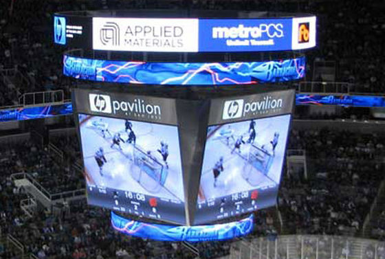 Tela esportiva COB P2.5 Display Full Color Indoor IP34 Sistema de controle 3G WIFI Resolução de 3840Hz