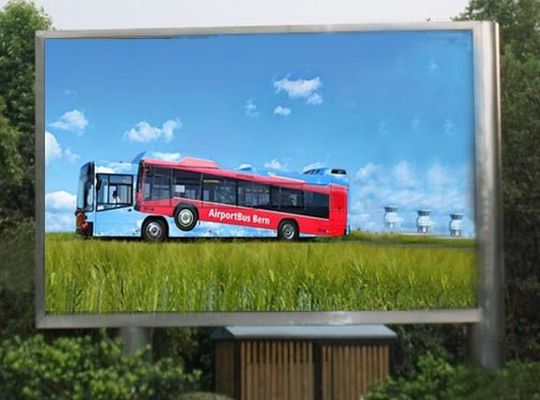Bom preço Anúncio de estrada do estádio Alto brilho exterior Full Color P10 LED Video Wall Panel com coluna on-line