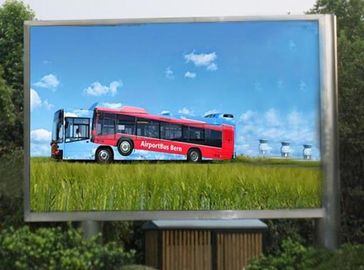 Anúncio de estrada do estádio Alto brilho exterior Full Color P10 LED Video Wall Panel com coluna
