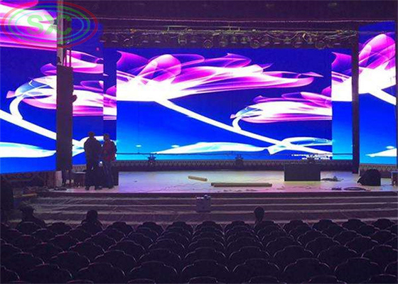 Venda a retalho P4 Concerto interior HD Video de aluguer Painel de parede LED