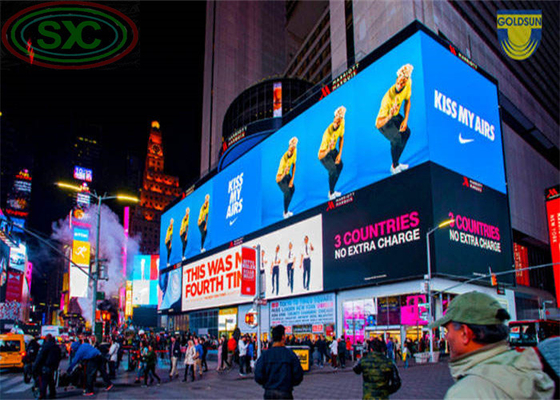 P6 Sinais de LED ao ar livre Publicidade Outdoors LED Billboards Full Color Digital High Brightness