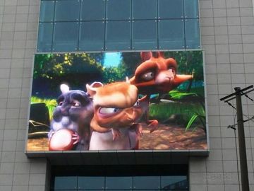 P10 à prova d'água Publicidade exterior a cores inteiras Display de vídeo LED 5000 cd / m2 Brilho