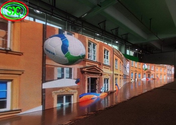 Quadros de avisos flexíveis conduzidos internos finos 3 da curva da definição alta da exposição do passo P2 do pixel em 1
