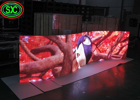 Módulo macio flexível interno da exposição de diodo emissor de luz de P4 SMD com diodo emissor de luz de Nationstar